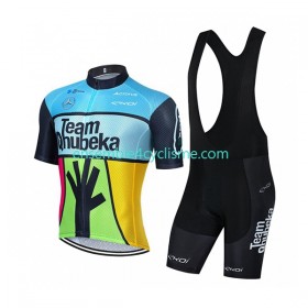 Tenue Maillot + Cuissard à Bretelles 2022 Team Qhubeka N001